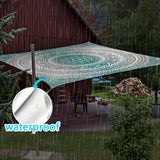 NNETM Mandala Waterproof Sun Shelter Canopy for 6 People