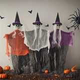 NNETM Halloween Witch Hanging Ghost Decoration (3pcs)