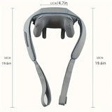 NNETM Electric Neck Massager, Portable Smart Cervical Massage-Grey