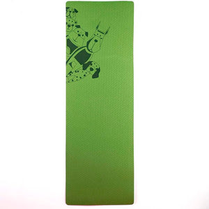 NNEOBA 6MM TPE Non-Slip Yoga Mat for Fitness and Pilates