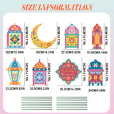NNETM 8-Pack Ramadan Garden Stakes Outdoor Lawn Signs