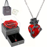 NNETM Love Rose Necklace Elegant Gift