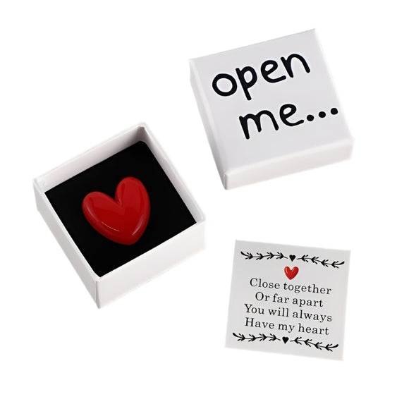 NNETM Open Me Surprise Gift Box with Resin Heart
