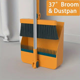 NNETM Clean like a pro with our premium Upright Dustpan and Broom Set