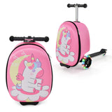 NNECW 2-IN-1 Kids Luggage with Wheels for  Kids Ages 5+