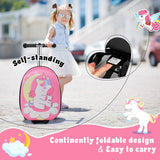 NNECW 2-IN-1 Kids Luggage with Wheels for  Kids Ages 5+