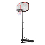 NNECW 2m-3m Height Adjustable Basketball Hoop Stand System with Wheels