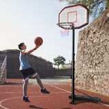 NNECW 2m-3m Height Adjustable Basketball Hoop Stand System with Wheels