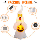 NNEOBA Giant Inflatable Ghost Halloween Yard Decoration (4 ft)