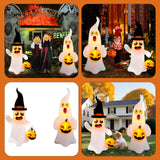 NNEOBA Giant Inflatable Ghost Halloween Yard Decoration (4 ft)
