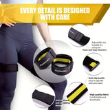 NNEOBA 2PCS Adjustable Blood Flow Restriction Bands Yellow