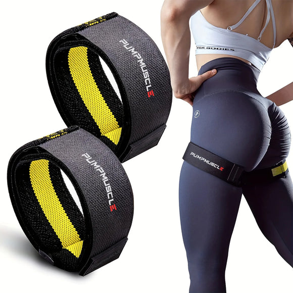 NNEOBA 2PCS Adjustable Blood Flow Restriction Bands Yellow