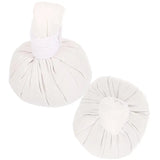 NNEOBA 2pcs Herbal Massage Pouches Spa Compress Balls White