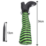 NNEOBA Halloween Evil Witch Legs Yard Stake