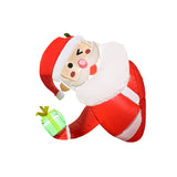 NNEOBA 3.5Ft Christmas Inflatable Santa Claus Leaning Out from Window