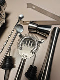 NNEOBA 6pcs Stainless Steel Cocktail Shaker Bartending Kit