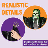 NNEOBA Halloween Hanging Grim Reapers Skeleton Ghosts Set (3-Pack)
