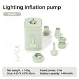 NNEOBA 3-in-1 Mini Wireless Air Compressor with Lights