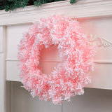 NNEOBA Christmas Wreath Snowflake Door Hanging