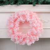NNEOBA Christmas Wreath Snowflake Door Hanging