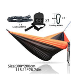 NNEOBA Double Person Outdoor Hammock (Orange)