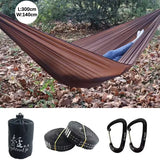 NNEOBA Portable Camping Parachute Hammock (300x140cm)