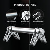 NNEOBA Stainless Steel Push-Up Bars for Fitness