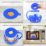 NNETM Microwave Popcorn Maker Glass Quart