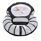 NNETM Small Animal Playpen with Tunnel