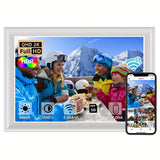 NNETM 11" 2K Digital Photo Frame – WiFi Smart Picture Frame with 64GB Storage