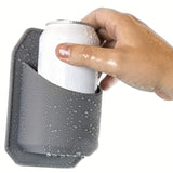 Silicone Wall-Mounted Shower Drink and Phone Holder
