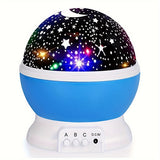 NNETM Rotating Starry Sky Projection Night Light