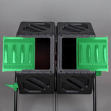 NNETM Dual Chamber Rotating Compost Bin