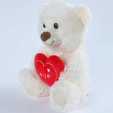 NNEOBA Heart Bear Plush Toy for Valentine's Day