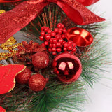 NNEOBA Christmas Wreath Door Garland with Hanging Ornaments