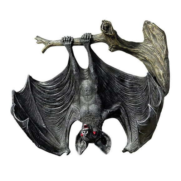 NNEOBA Resin Vampire Bat Statue Halloween Garden Decoration
