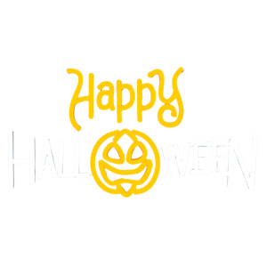 NNEOBA Halloween Pumpkin Neon Sign Dimmable Wall Light Decor