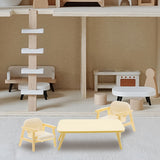 NNETM Mini Table and Chair Set for Miniature Décor (3 pcs)