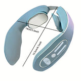 NNETM Intelligent Heated Neck Massager - Gray Blue