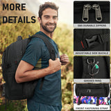 NNETM 50L Travel Laptop Backpack