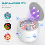 Ultrasonic Cleaner Machine – 200ml Cleaning Device for Dentures, Aligners, Retainers, Jewelry & Watches