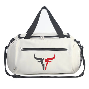 NNETM Oxford Duffel Bag Bull Logo Travel Gym