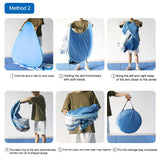 NNETM Portable Waterproof Beach Tent with Sunshade