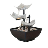 NNETM Cast Iron Tabletop Water Fountain with Automatic Pump