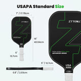 NNETM Carbon Fiber Pickleball Paddle – 16mm USAPA Approved Racket