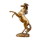NNEOBA Elegant Resin Horse Sculpture - Creative Home and Office Decor