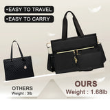 NNETM Large Capacity Laptop Tote Briefcase
