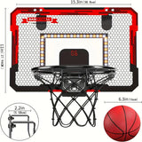 NNETM Glow Hoops: Interactive LED Basketball Hoop Set for Kids