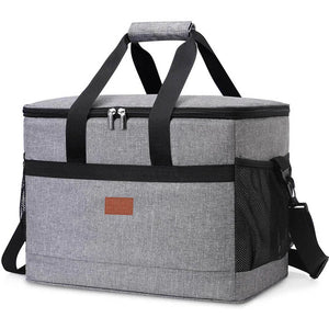 NNEOBA 32L Soft Cooler Bag with Hard Liner for Outdoor (Grey)
