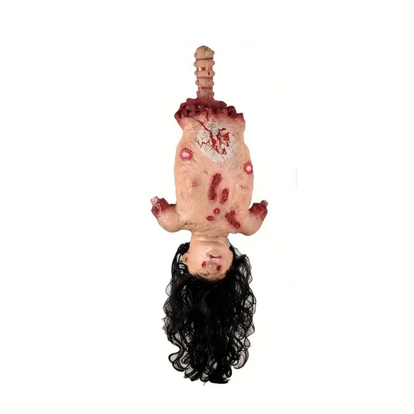 NNETM Hanging Doll - with Long Black Hair